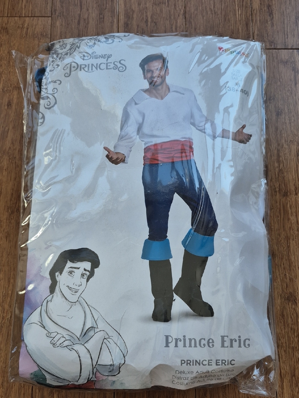 Disney Prince Eric Costume - Adult Medium